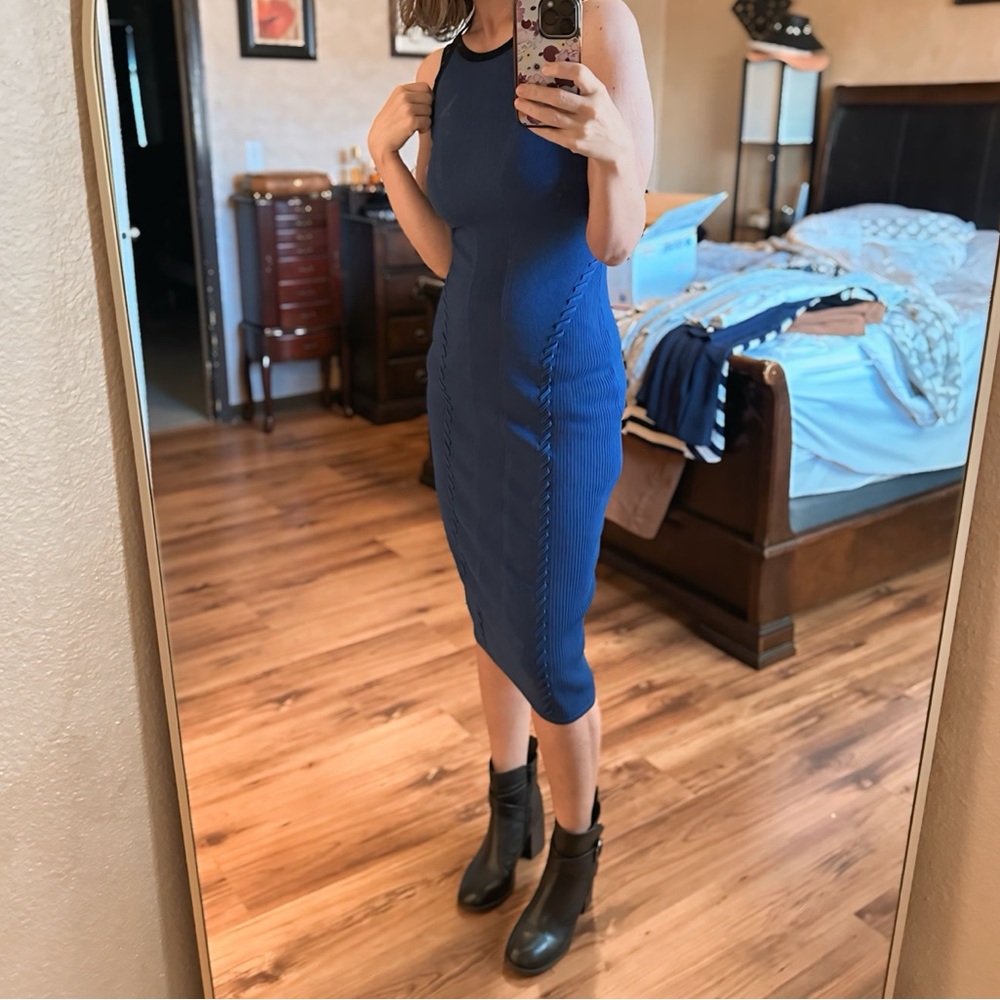 Rag & Bone Blue Brandy Maxi Dress